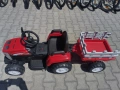 NEBRASKA акумулаторен трактор с ремарке DALLAS червен, снимка 4