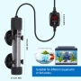 Sgizoku 100W нагревател за аквариум с приложение за смартфон, Bluetooth управление, 35-100 литра, снимка 8