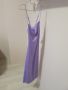 Лилава сатенена рокля STRADIVARIUS, снимка 1 - Рокли - 46023388