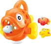 Комплект от 4 броя играчки за баня Jamara 460614 Hungry Fish Orange Гладна рибка играчки за вода , снимка 2