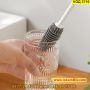 Четка за миене на чаши и бутилки изработена от силикон - КОД 3710, снимка 4