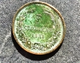 Една от първите монети от след освобождението -1881г, снимка 1
