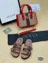 дамски чехли и чанта gucci , снимка 10