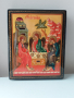 СССР-рисувана кутия папие Маше,фирма федоскино с подпис на художника.Църковен мотив, снимка 2