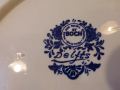 Голяма холандска порцеланова чиния за стена 40 см DELFT 1950 год, снимка 10