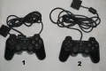 Два Броя Оригинални Джойстици DUALSHOCK 2 SCPH 10010 За Конзола Sony Playstation 2 , снимка 1