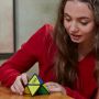 Оригинален магически пъзел Rubik's Pyramid 2x2x2 - С цветни пластини, снимка 9