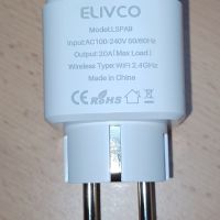 Смарт контакт/Умен контакт/WiFi Smart Plug  20А с наблюдение на разхода на енергия (Power Monitor), снимка 1 - Друга електроника - 45665379