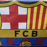 Комплект спално бельо FC Barcelona 135 см. x 200 см. + 50 см. x 75 см., снимка 7 - Спално бельо - 45002866