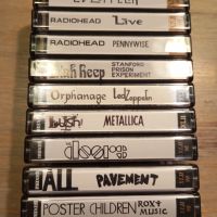 Лот Maxell XLII 90 хромни аудио касети, първи запис,Metallica,Led Zeppelin, Uriah Heep, Doors, Rock, снимка 1 - Аудио касети - 45375737