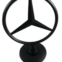 Емблема мерник за Mercedes Benz Black, снимка 2 - Аксесоари и консумативи - 45059341