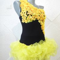 Детска рокля за латино танци с 3Д цветя ., снимка 9 - Детски рокли и поли - 45388853