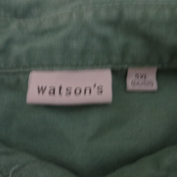 Мъжка риза с къс ръкав от лен Watsons, снимка 4 - Ризи - 45038691