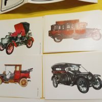 Картички ретро коли, снимка 5 - Антикварни и старинни предмети - 45172469