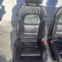 Предни дълбоки седалки черна кожа с подгрев за Ауди А6 ц6 4ф Audi A6 c6 4f, снимка 7 - Аксесоари и консумативи - 45205202