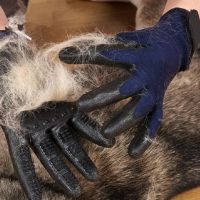 Меки каучукови ръкавици за разресване на домашни любимци, снимка 3 - Други стоки за животни - 46042313