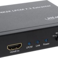 InLine 4K2K HDMI към 7.1 канален аудио екстрактор, снимка 1 - Други - 45353950