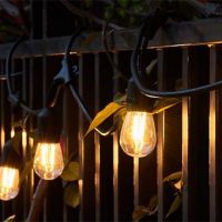 Градински гирлянд ,светеща верига 10 LED Е27 10м, снимка 7 - Външни лампи - 45654590