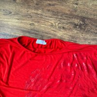 Дамска червена супер естравагантна блуза Ирит Irit само за 5лв., снимка 4 - Тениски - 45760128