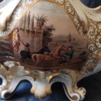 Красива ,голяма купа с двустранна шарка Helena Wolfsohn, снимка 8 - Антикварни и старинни предмети - 45477316