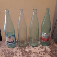 Ретро стъклени бутилки 1L, снимка 1 - Антикварни и старинни предмети - 45141004