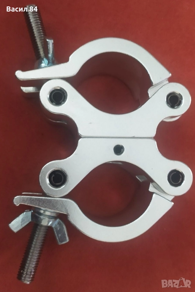 Алуминиева двойна въртяща скоба, снимка 1