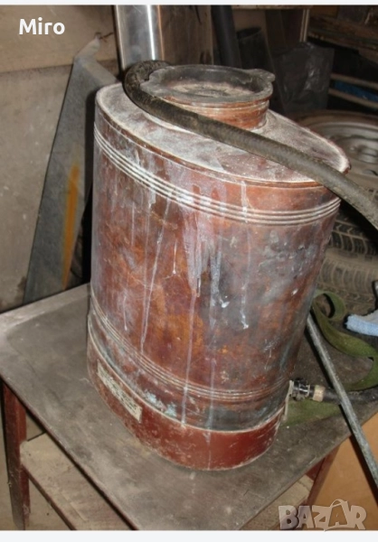 ПРОМО ЦЕНА Лозарска пръскачка от медна ламарина, снимка 1