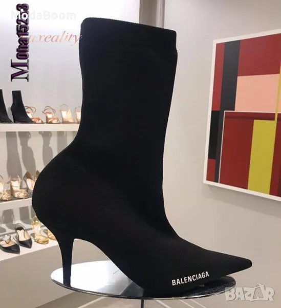 Balenciaga дамски боти на ток , снимка 1