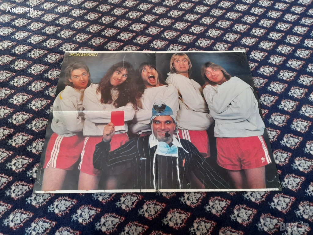 Стар плакат Iron Maden,Billy Idol, снимка 1