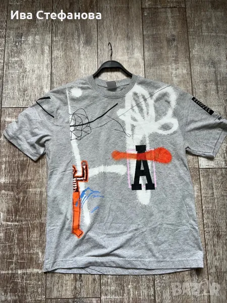 T-Shirt тениска блуза памук 100 % памучна нова zara Zara с висококачествен принт, снимка 1