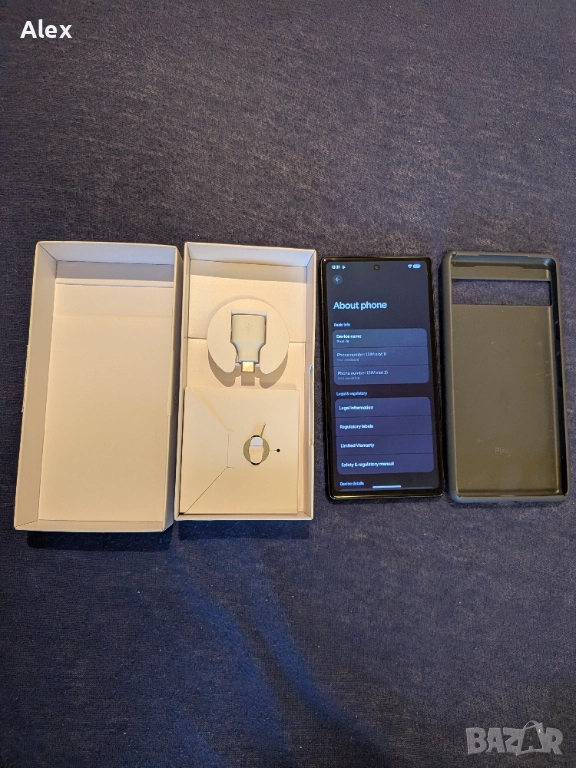 Google Pixel 7a, Dual SIM, 128GB, 8GB RAM, 5G, Charcoal с 1г Гаранция, снимка 1