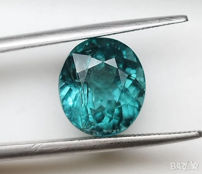 Индиголит турмалин с интензивен цвят 3.74кт.! Сертифициран! Нов!, снимка 1