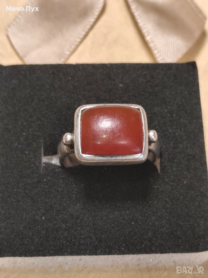 Сребърен пръстен (301), снимка 1