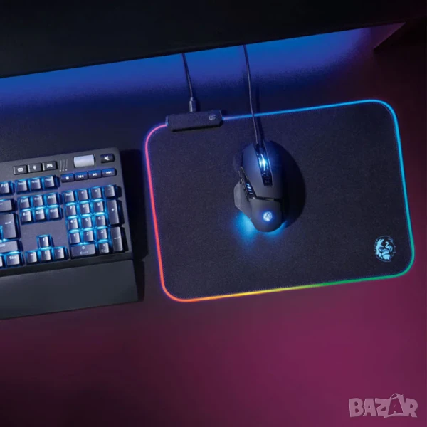 Геймърска подложка за мишка Silvercrest  RGB, снимка 1