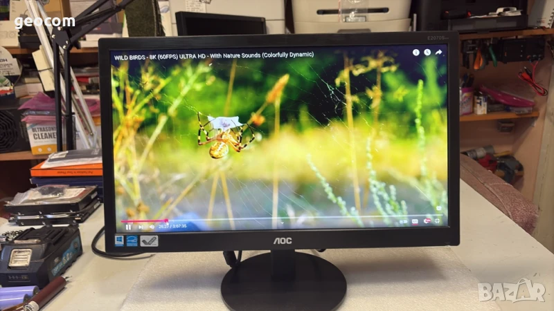 20" AOC Е2070S HD+ монитор (1600x900,5ms,D-SUB), снимка 1
