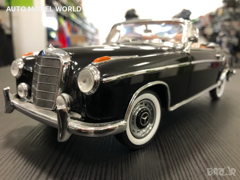 SUN STAR метална колекционерска количка MERCEDES-BENZ 220SЕ 1958 1:18, снимка 1