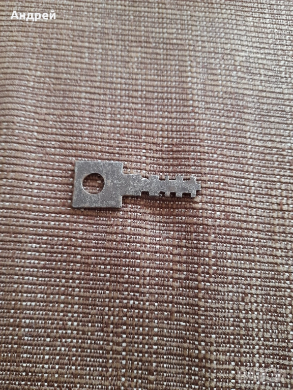 Стар метален ключ #24, снимка 1