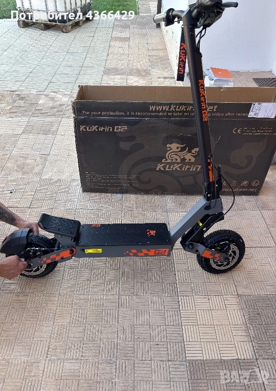 Kukirin g2 ГАРАНЦИЯ! Електрическа тротинетка, снимка 1