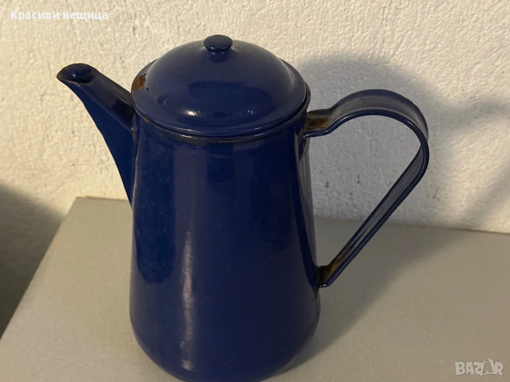 Стара емайлирана кана от 1959г, снимка 1