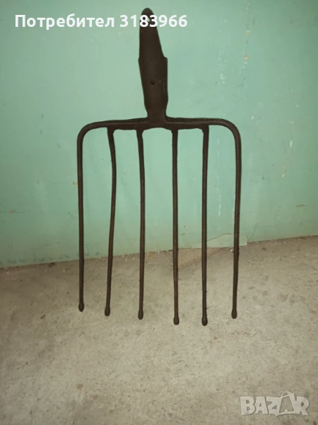 голяма вила за въглища, снимка 1