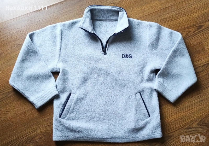 Оригинален пуловер от полар на Dolce & Gabbana, размер 122-128, 7-8 години, снимка 1