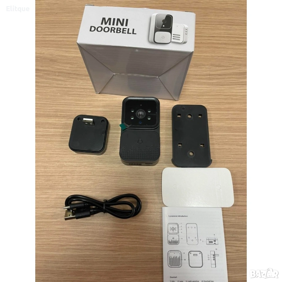 A1411 Безжичен видео звънец, снимка 1