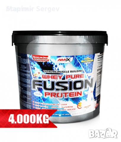 AMIX Whey - Pure Fusion - Protein - 4.000кг, снимка 1