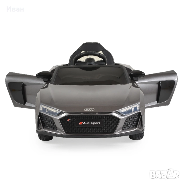 ПРОМОЦИЯ ДО 24.12!НОВО!Акумулаторна кола Audi R8 Spyder с 12V батерия,меки гуми,металик,USB, снимка 1
