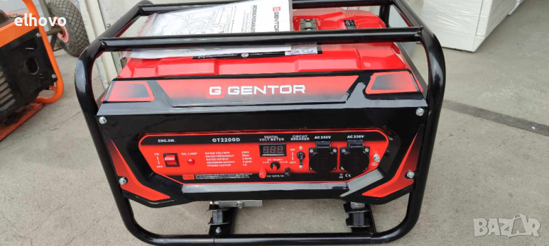 Бензинов монофазен агрегат за ток G Gentor GT2200D, снимка 1
