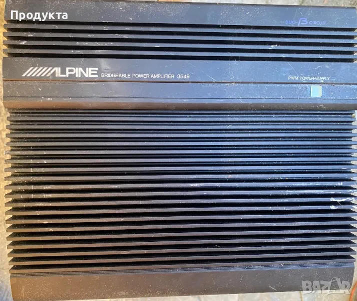 Alpine 3549 Усилвател 2х100w RMS, снимка 1