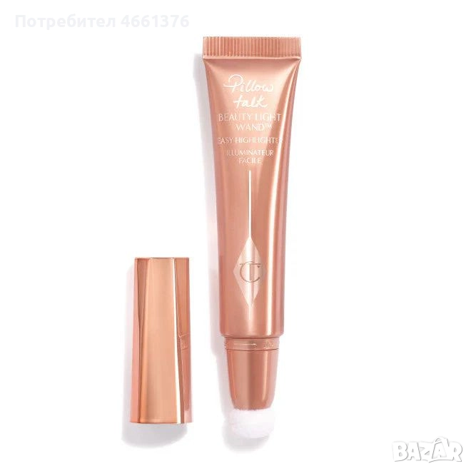 Течен хайлайтър Charlotte Tilbury Beauty Light Wand Pillow Talk 2 Medium 12 ml, снимка 1