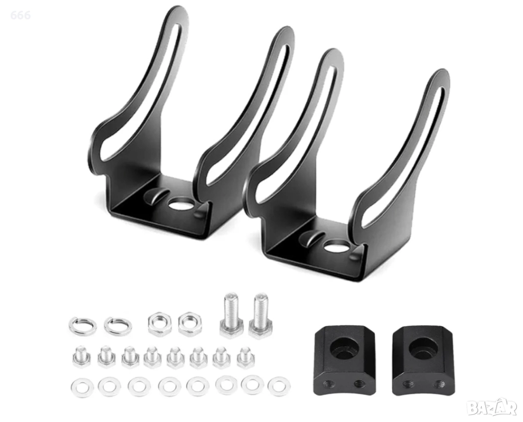 Скоби за монтаж на LED светлинна лента, снимка 1