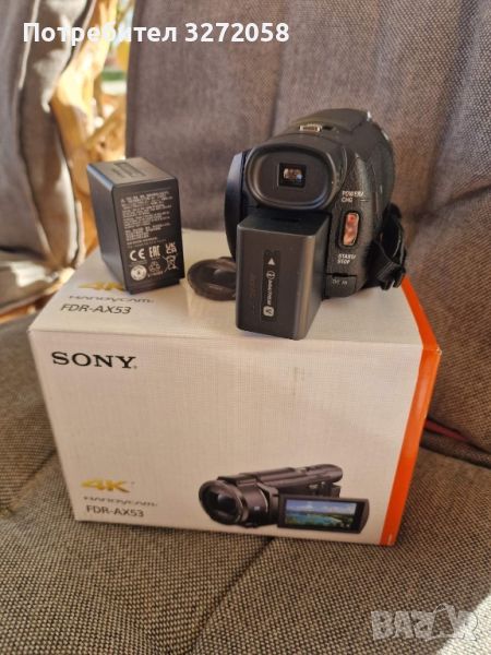Камера Sony FDR-AX53 4K HandyCam, снимка 1