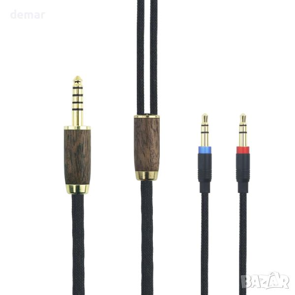 ABLET 3m 4,4 mm кабел за слушалки Hifiman 7N OCC, (2 x 3,5 mm версия), снимка 1